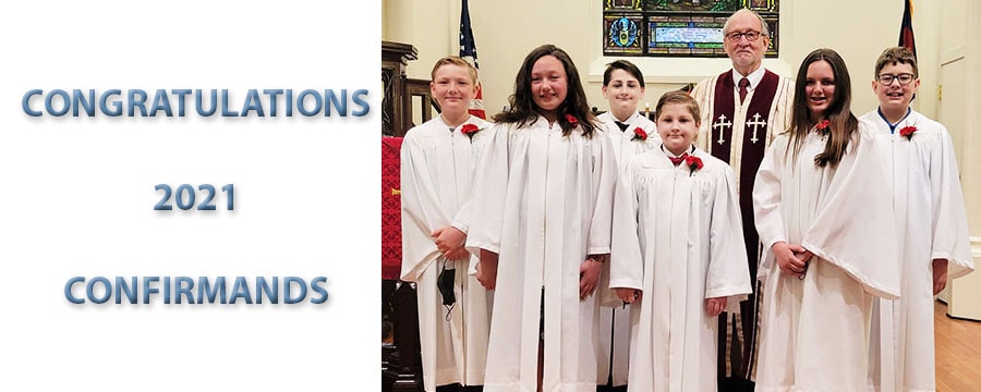 Bern UCC 2021 ConfirmandsSanctuary